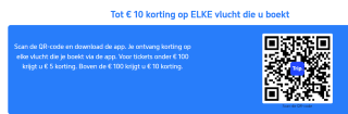 Ontvang tot €10 korting op een vlucht via de app bij Trip.com