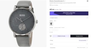 Hugo Boss Reloj Hombre Analogico Cuarzo por 54.99€