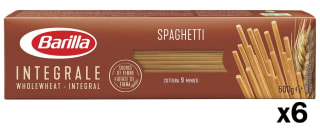 6 paquetes de Barilla Pasta Integral, Spaghetti, 500g por 7.36€