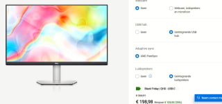 Dell 27 USB-C Monitor - S2722DC voor €198,98 bij Dell