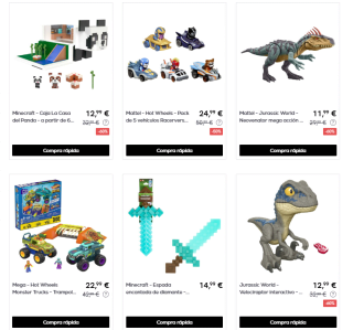 Hasta 65% descuento Juguetes Hot Wheels y Jurassic World precios minimos