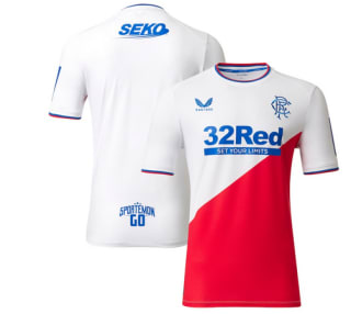 Camiseta de la 2ª equipación del Glasgow Rangers 2022-23 por 11,50€