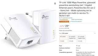 TP-Link TL-PA7017 KIT - Starter Kit voor €29 bij Amazon