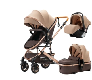 Conjunto Cochecito de bebé plegable 3 en 1 por 105,54€