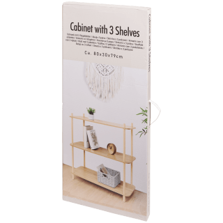 Wandkast 80 x 30 x 79 cm voor €13,95 bij de Action