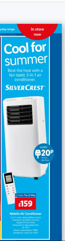Silvercrest Mobile Air Conditioner (Lidl) - £159