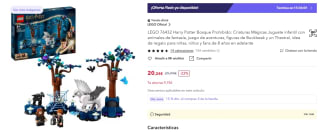 Lego 76432 Harry Potter Bosque Prohibido por 20,24€