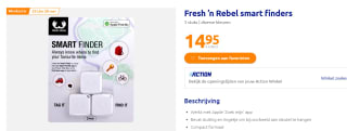 Fresh ’n Rebel smart finders 3 stuks voor €14,95 bij de Action