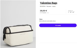 Neceser Valentino Bags BEGONIA por 28€