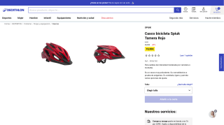 Spiuk Casco Bicicleta Tamera Rojo por 19,99€