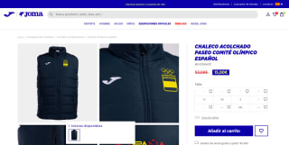 Chaleco acolchado paseo Comité Olímpico Español por 15€