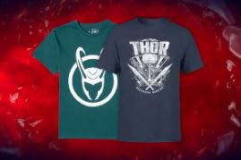 2 camisetas de Marvel por 22€