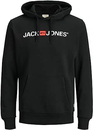 Jack & Jones hoodie met logo zwart voor €13,90 bij Amazon.nl