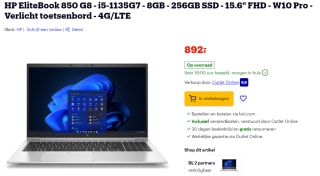 HP EliteBook 850 G8 (5P658EA) voor €892 bij Bol.com