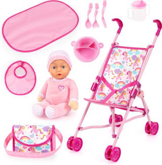 Bayer Design Poppenbuggy set voor €19,99 bij Bol
