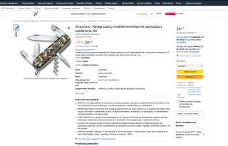 Navaja Victorinox Spartan Camo multifunción Suiza a solo 24,37€