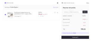 Camilla para masajes marca Tectake por 155,45€