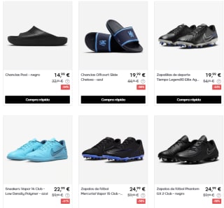 Rebajas hasta 80% descuento Nike ropa y calzado