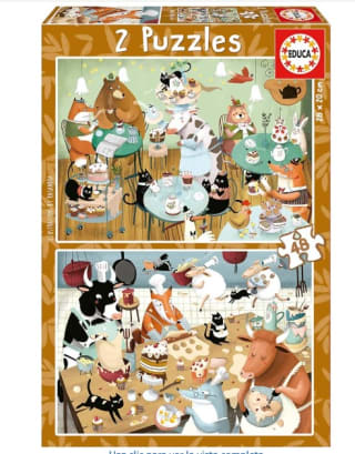 Puzzle 2X48 Piezas Del Bosque marca Educa Borrás por 5,49€