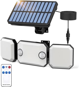 Solar Security Lights Outdoor Motion Sensor: £9.79