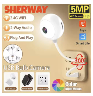 Mini cámara WiFi Tuya 2K a tan solo 12,56€