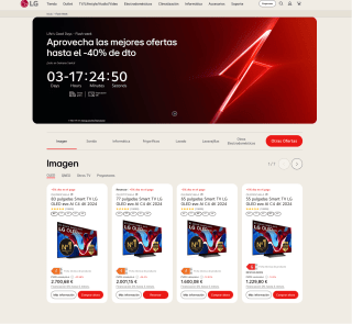 Código hasta 40% Descuento Flash Week en Tienda LG