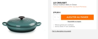 Faitout tradition Le Creuset à 279€