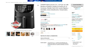 Freidora COSORI de aire 5,5 Litros por solo 99€