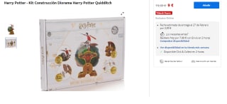 Kit Construcción Diorama Harry Potter Quidditch por 9€