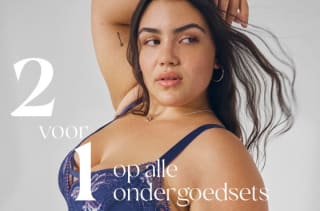 2 voor 1 op alle ondergoedsets bij Zizzi