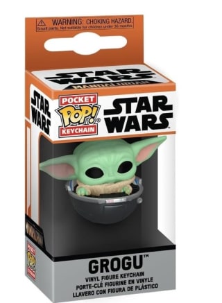Funko - Baby Yoda - Llavero Coleccionable Star Wars Mandalorian Grogu Vinyl ㅤ por 5,99€