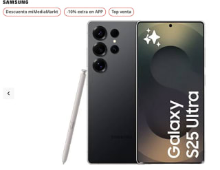 Samsung Galaxy S25 Ultra Titanium Black 512 GB 12 GB RAM 6.9" WQHD+ Snapdragon 8 5000 mAh Android 15 por solo 1,080€