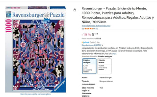 Marca Ravensburger - Puzzle: Enciende tu Mente, 1000 Piezas por 5,13€