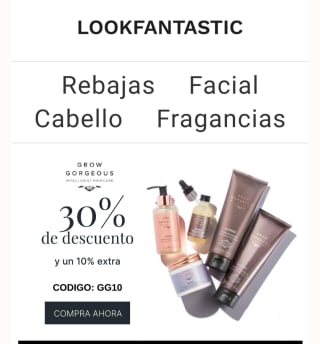 30% DTO +10% DTO extra en seleccionados desde lookfantastik
