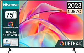 TV QLED 75" Hisense 75E7KQ, UHD 4K, Quantum Dot Colour, Dolby Vision & Atmos por 594,15€