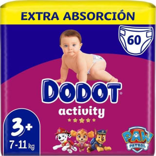 2x1 Pañales Dodot Activity Talla 3+, 4+, 5+ u 6+ por 16,30€