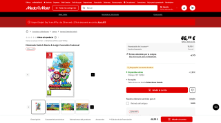 Nintendo Switch Mario & Luigi Conexión fraternal por 36,65€