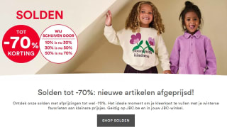 Tot 70% korting in de Solden bij Jbc