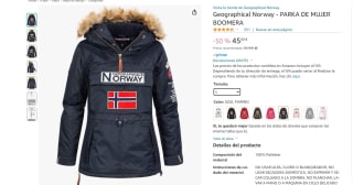 Parka de mujer boomeraMarca Geographical Norway por 45€