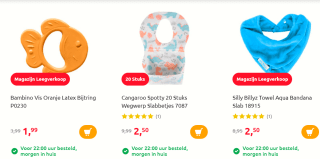 Mamaloes Magazijn Leegverkoop met kortingen tot wel 75% op diverse artikelen