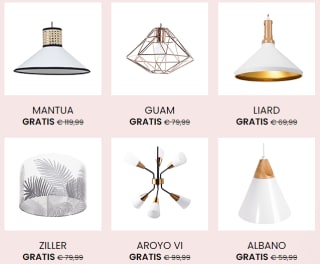 Gratis hanglamp bij besteding vanaf €400 bij Beliani