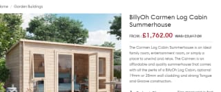 BillyOh Carmen Log Cabin Summerhouse wall cladding for £1585.80 at Billyoh