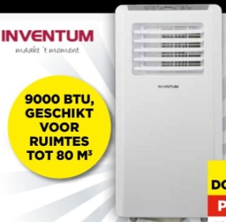Inventum mobiele airconditioner AC901 voor €169 bij Vomar