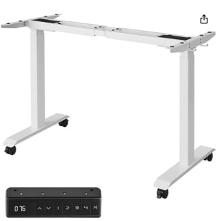 SONGMICS In hoogte verstelbaar elektrisch bureau voor €159,99 bij Amazon.nl
