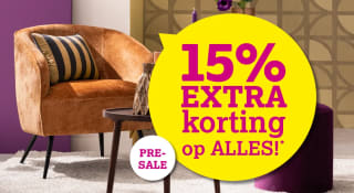 15% korting op bijna alles bij Leen Bakker