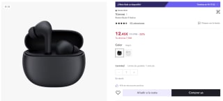 Auriculares Xiaomi Redmi Buds 4 Active por 12,45€ (cuenta nueva 7,47€)