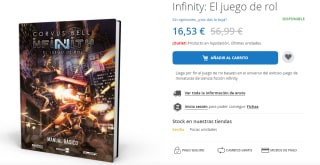 Infinity: El juego de rol por 16.53€