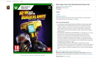 Videojuego para xbox New tales from the Borderlands Deluxe Ed. por 19,99€