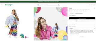 Barbie Extra Muñeca morena articulada con vestido arcoiris,accesorios de moda y mascota por 15€