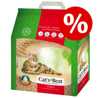 5L Cat's Best Original Kattenbakvulling voor €2,24 bij Zooplus